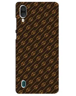 Чехол для ZTE Blade A51 Lite с картинкой «Gucci — золотые диагонали»