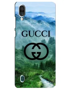 Чехол для ZTE Blade A51 Lite с картинкой «Gucci — горный пейзаж»