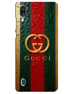 Чохол для ZTE Blade A51 Lite з картинкою «Gucci — фірмова смуга та золото» Чохол для ZTE Blade A51 Lite з картинкою «Gucci — фірмова смуга та золото»