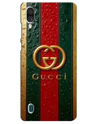 Чохол для ZTE Blade A51 Lite з картинкою «Gucci — фірмова смуга та золото» Чохол для ZTE Blade A51 Lite з картинкою «Gucci — фірмова смуга та золото»