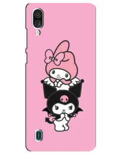 Чехол для ZTE Blade A51 Lite с картинкой «My Melody и Kuromi»