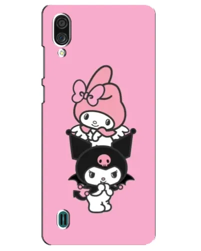Чехол для ZTE Blade A51 Lite с картинкой «My Melody и Kuromi»
