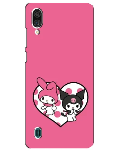 Чехол для ZTE Blade A51 Lite с картинкой «Kuromi и My Melody»