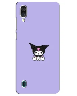 Чехол для ZTE Blade A51 Lite с картинкой «Kuromi — фиолетовый минимализм»