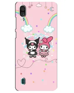 Чехол для ZTE Blade A51 Lite с картинкой «My Melody и Kuromi»