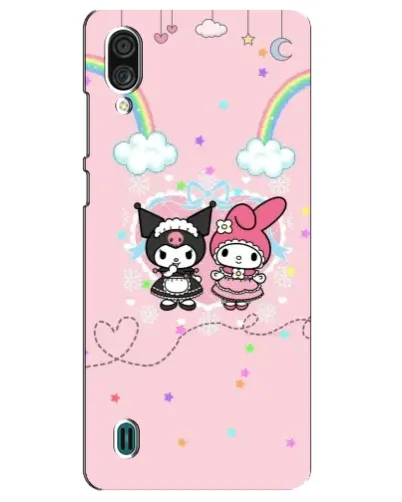 Чехол для ZTE Blade A51 Lite с картинкой «My Melody и Kuromi»