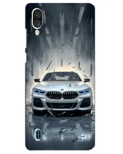 Чехол для ZTE Blade A51 Lite с картинкой «BMW в свете фар»