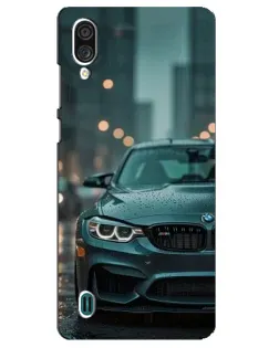 Чехол для ZTE Blade A51 Lite с картинкой «BMW в огнях города»