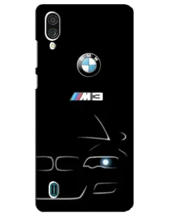 Чехол для ZTE Blade A51 Lite с картинкой «Минималистичный принт BMW M3»