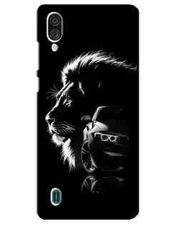 Чехол для ZTE Blade A51 Lite с картинкой «BMW и лев»