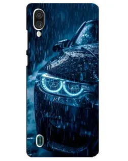 Чохол для ZTE Blade A51 Lite з картинкою «BMW під дощем»