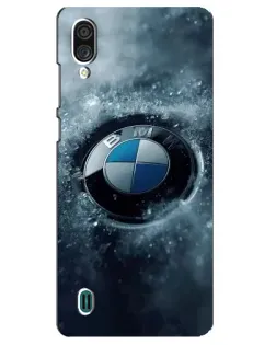 Чохол для ZTE Blade A51 Lite з картинкою «Логотип BMW — лід»