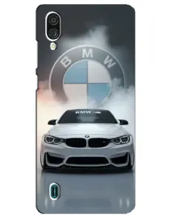 Чохол для ZTE Blade A51 Lite з картинкою «BMW в білому диму»
