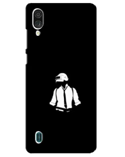 Чехол для ZTE Blade A51 Lite с картинкой «PUBG — белый шлем»