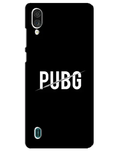 Чехол для ZTE Blade A51 Lite с картинкой «PUBG — белый логотип»