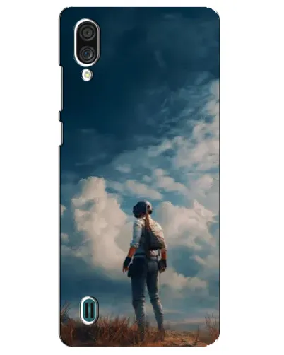 Чехол для ZTE Blade A51 Lite с картинкой «Герой PUBG на скале»