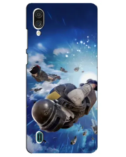 Чехол для ZTE Blade A51 Lite с картинкой «Десант PUBG — прыжок»