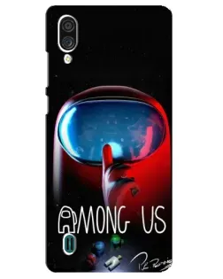 Чехол для ZTE Blade A51 Lite с картинкой «Красный импостер — макро» Чехол для ZTE Blade A51 Lite с картинкой «Красный импостер — макро»