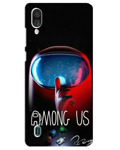 Чехол для ZTE Blade A51 Lite с картинкой «Красный импостер — макро»