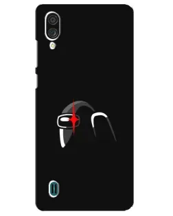 Чехол для ZTE Blade A51 Lite с картинкой «Among Us шлем» Чехол для ZTE Blade A51 Lite с картинкой «Among Us шлем»