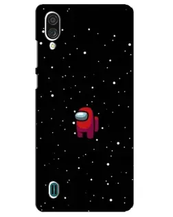 Чехол для ZTE Blade A51 Lite с картинкой «Красный Among Us»