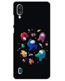 Чехол для ZTE Blade A51 Lite с картинкой «Among Us космос»