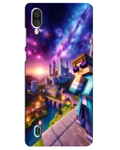 Чехол для ZTE Blade A51 Lite с картинкой «Стив и космос»