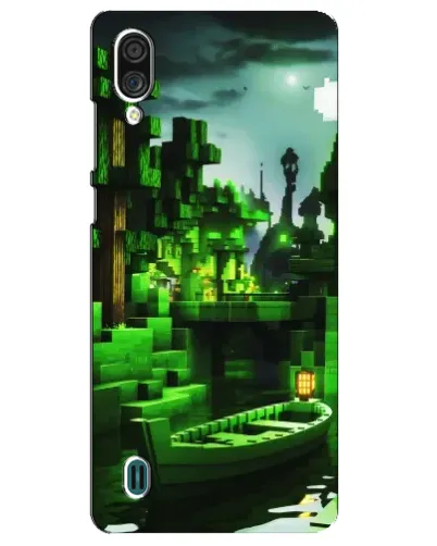 Чехол для ZTE Blade A51 Lite с картинкой «Minecraft лесной пейзаж»