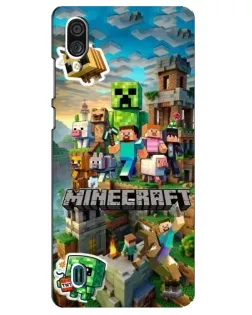 Чехол для ZTE Blade A51 Lite с картинкой «Замок Minecraft» Чехол для ZTE Blade A51 Lite с картинкой «Замок Minecraft»