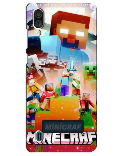 Чехол для ZTE Blade A51 Lite с картинкой «Minecraft герои игры»