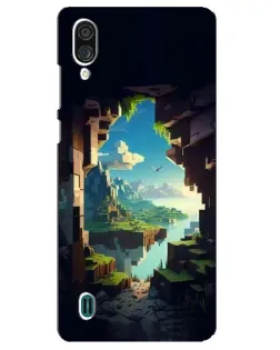 Чехол для ZTE Blade A51 Lite с картинкой «Вид из пещеры»