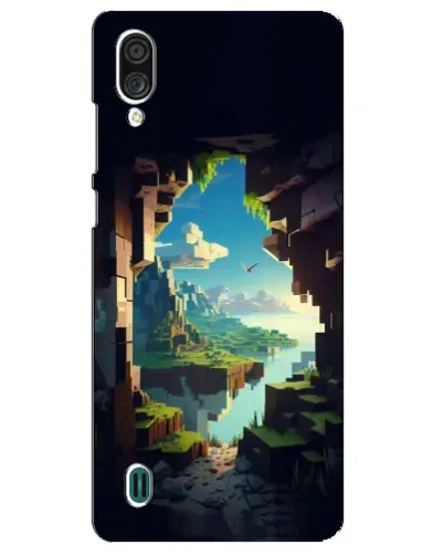 Чехол для ZTE Blade A51 Lite с картинкой «Вид из пещеры»