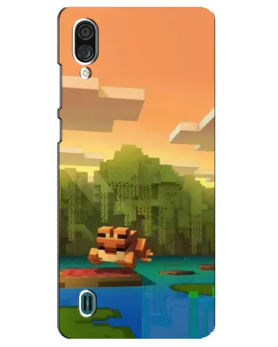 Чехол для ZTE Blade A51 Lite с картинкой «Майнкрафт закат солнца»