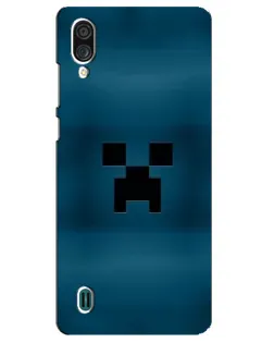 Чехол для ZTE Blade A51 Lite с картинкой «Крипер текстура»