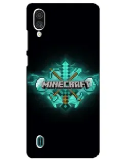 Чехол для ZTE Blade A51 Lite с картинкой «Minecraft Diamond лого»