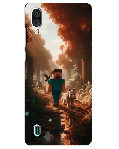 Чехол для ZTE Blade A51 Lite с картинкой «Стив в лесу»