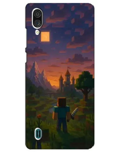 Чехол для ZTE Blade A51 Lite с картинкой «Стив у башни»