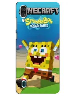 Чохол для ZTE Blade A51 Lite з картинкою «Губка Боб Minecraft» Чохол для ZTE Blade A51 Lite з картинкою «Губка Боб Minecraft»