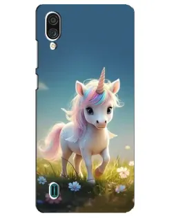 Чехол для ZTE Blade A51 Lite с картинкой «Единорог на поляне» Чехол для ZTE Blade A51 Lite с картинкой «Единорог на поляне»