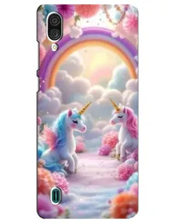 Чехол для ZTE Blade A51 Lite с картинкой «Радуга и единороги» Чехол для ZTE Blade A51 Lite с картинкой «Радуга и единороги»