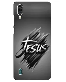 Чехол для ZTE Blade A51 Lite с картинкой «Надпись Jesus Graffiti»