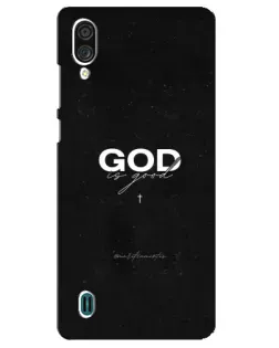 Чехол для ZTE Blade A51 Lite с картинкой «GOD — Бог над всем»