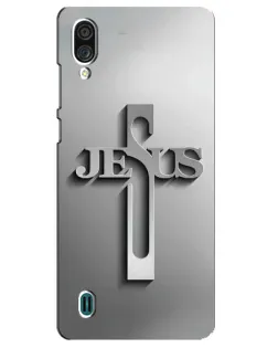Чохол для ZTE Blade A51 Lite з картинкою «Металевий хрест Jesus» Чохол для ZTE Blade A51 Lite з картинкою «Металевий хрест Jesus»