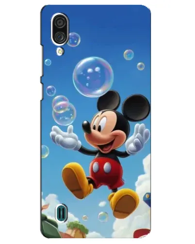 Чехол для ZTE Blade A51 Lite с картинкой «Mickey и мыльные пузыри»