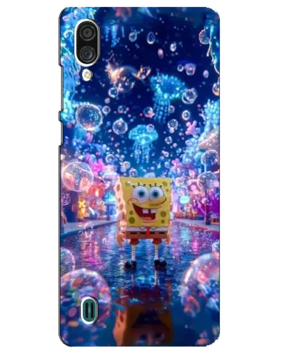 Чехол для ZTE Blade A51 Lite с картинкой «Неоновый океан»