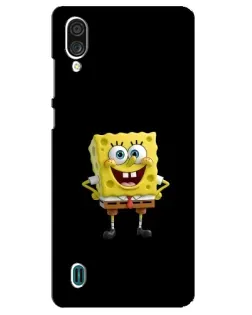 Чехол для ZTE Blade A51 Lite с картинкой «Классический Губка Боб»