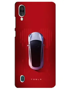 Чехол для ZTE Blade A51 Lite с картинкой «Tesla Top View»
