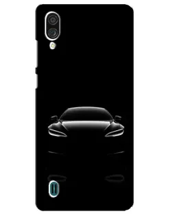 Чехол для ZTE Blade A51 Lite с картинкой «Силуэт Tesla Night»