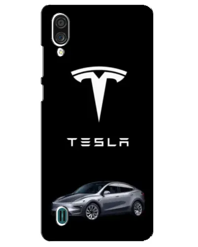 Чехол для ZTE Blade A51 Lite с картинкой «Tesla Model Y»
