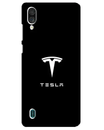 Чехол для ZTE Blade A51 Lite с картинкой «Tesla White Logo»